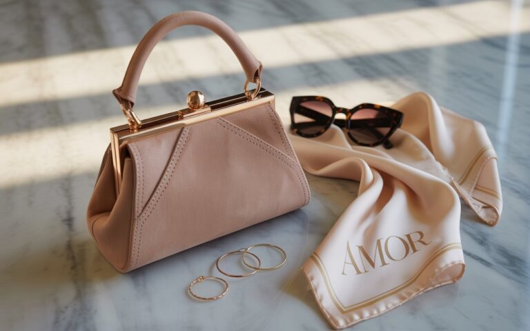 designer handbags and glasses