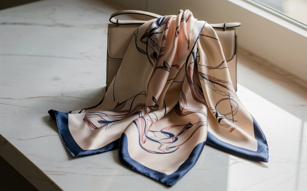designer silk scarf