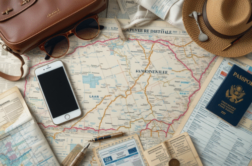 A road trip essentials.