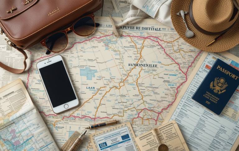 A road trip essentials.