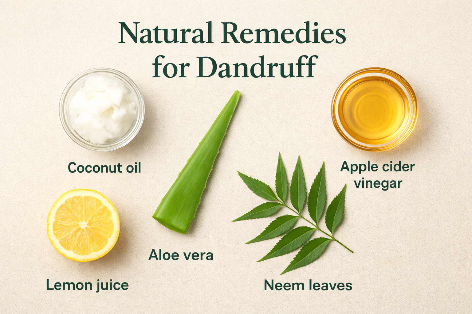 remove dandruff