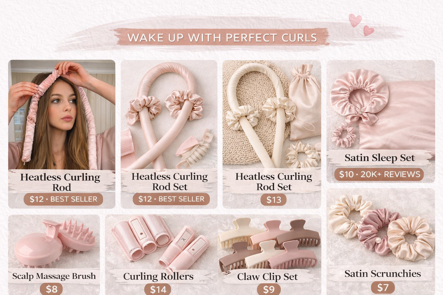 heatless curls