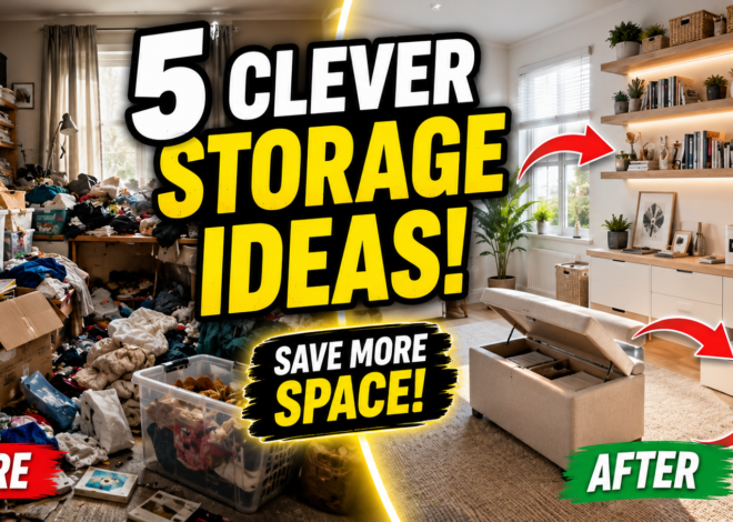 5 Clever Storage Ideas That Create Valuable Extra Space